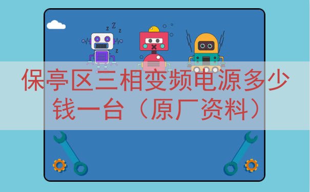 保亭区三相变频电源多少钱一台（原厂资料）