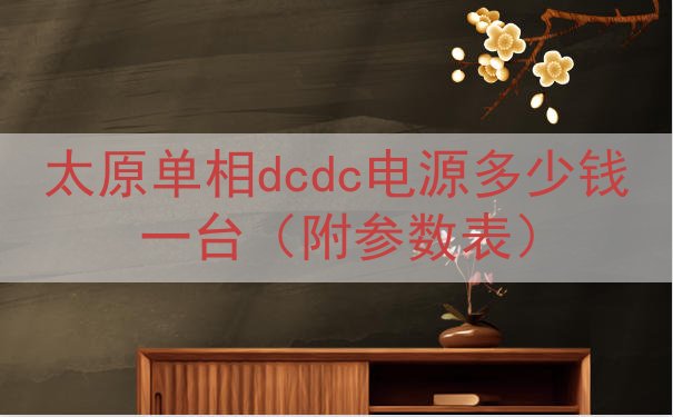 太原单相dcdc电源多少钱一台（附参数表）